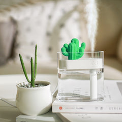 Clear Cactus Humidifier and Essential Oil Diffuser